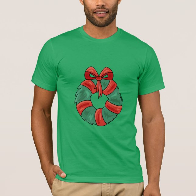 New Year Wreath T-Shirt (Front)