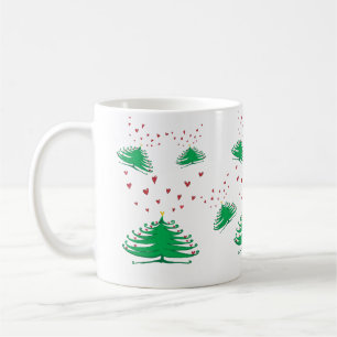 New Year X-mas Tree Festive Pine Tree  Mug