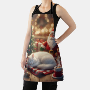 New Year's atmosphere Apron