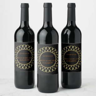 New Year's  Beverage Label Set