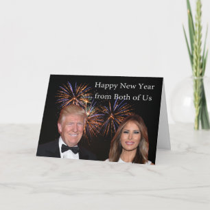 New Years card from Donald and Melania Trump
