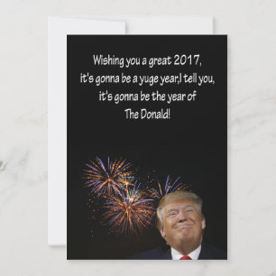 New Years card from Donald J. Trump