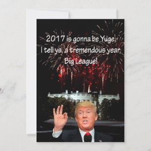 New Years card from Donald J. Trump