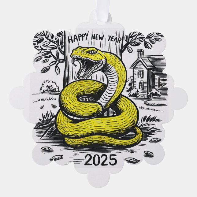 New Year's Card Snake 2025 (Front)