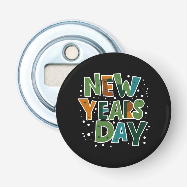 New Year's Day Bottle Opener (Front)