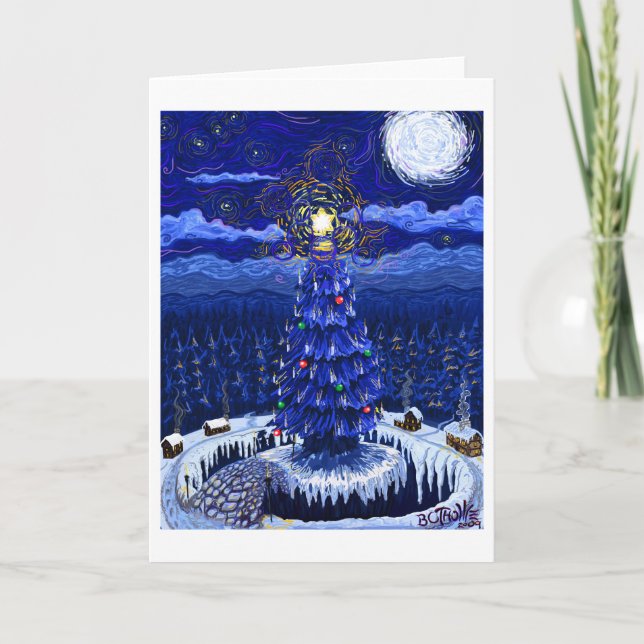 New Years Day Greeting Card (Front)