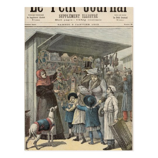 New Year's Day in Paris Postcard