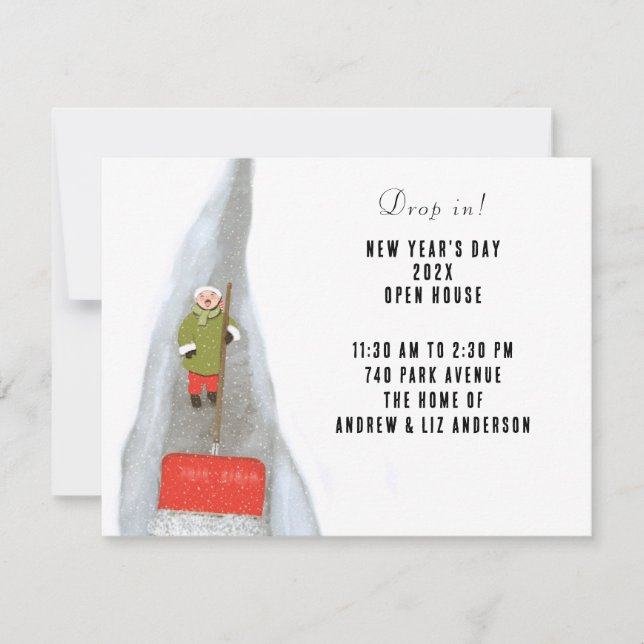 New Year's Day Invitation (Front)