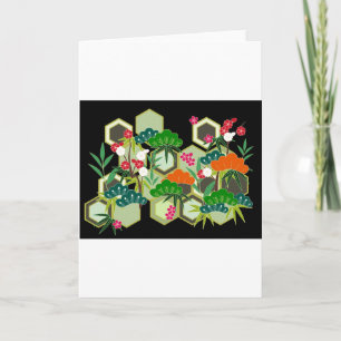 New Year's Day Japan Japanese Style Holiday Card