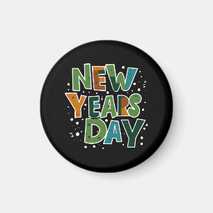 New Year's Day Magnet