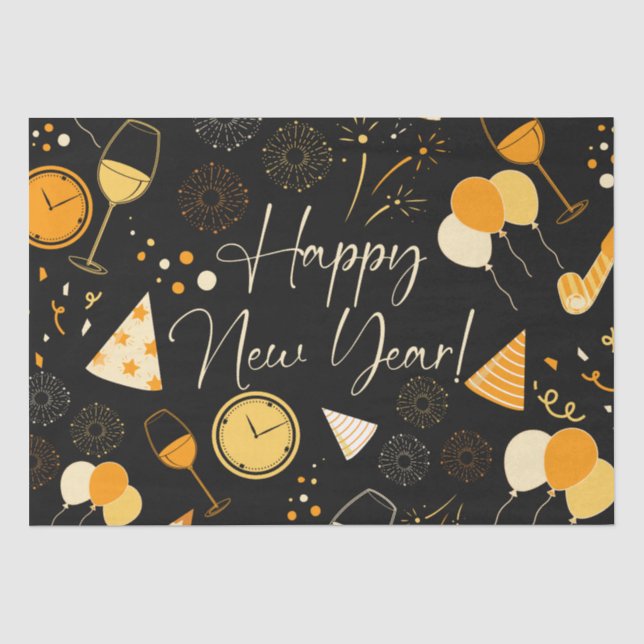 New Year's Day Tissue Paper (Front)
