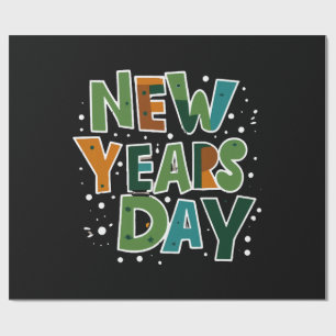 New Year's Day Wrapping Paper