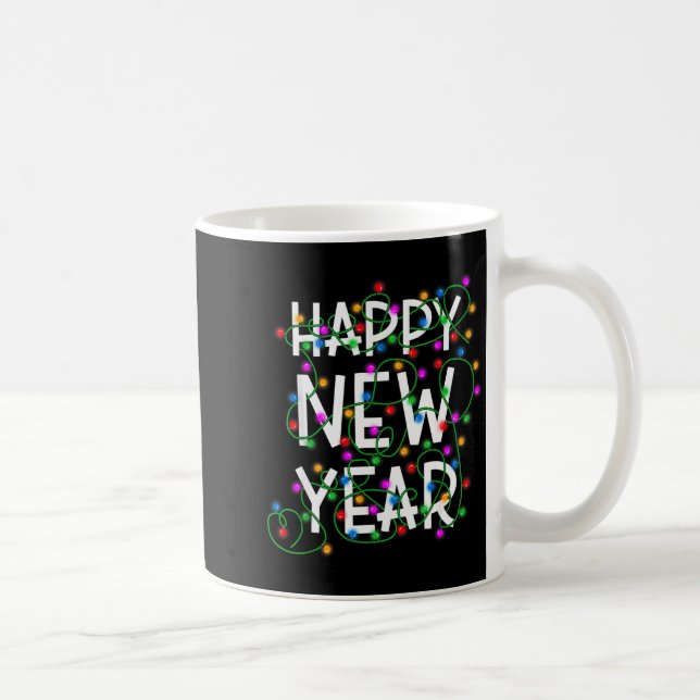 New Year's Eve 2026 Family Happy New Year Happy Ch Coffee Mug (Right)