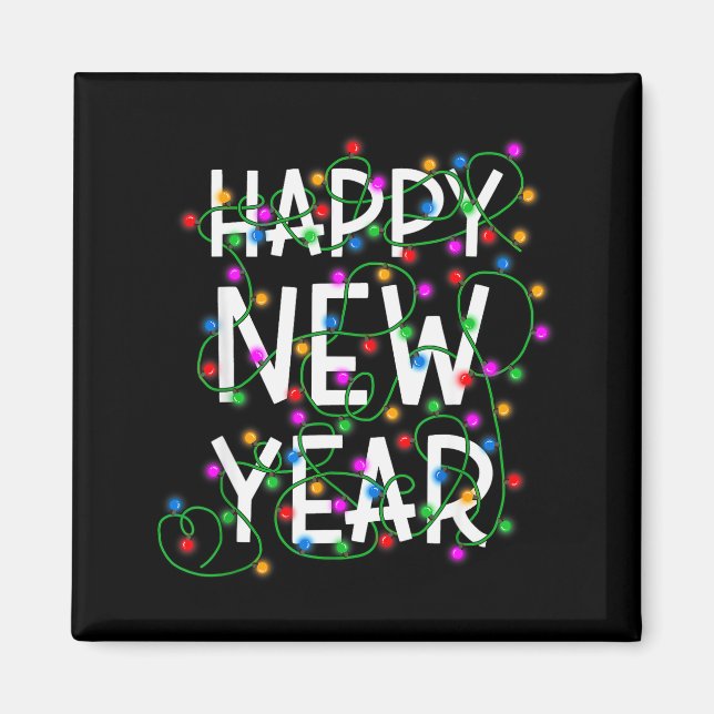 New Year's Eve 2026 Family Happy New Year Happy Ch Magnet (Front)