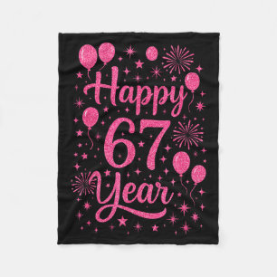 New Year's Eve 2026 Happy 67 Year Gen Z Funny Meme Fleece Blanket