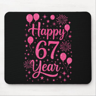 New Year's Eve 2026 Happy 67 Year Gen Z Funny Meme Mouse Mat