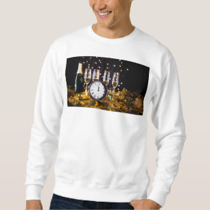 New Year's Eve celebration SlipperyJoe's champagne Sweatshirt