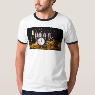New Year's Eve celebration SlipperyJoe's champagne T-Shirt