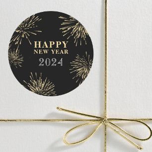 New Year's Eve Classic Round Sticker