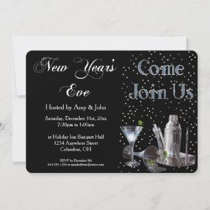 New Year's Eve Cocktail Party Invitation