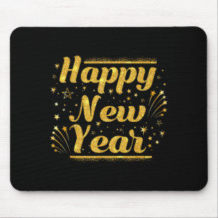 New Year's Eve Countdown 2026 Party Costume Happy Mouse Mat