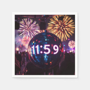 New Year's Eve Countdown Napkin