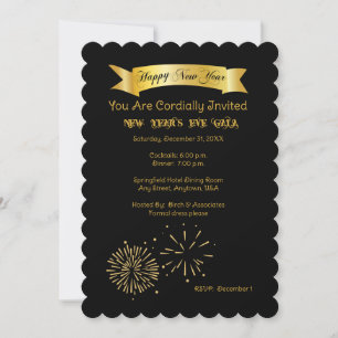 New Year's Eve Gala Invitation