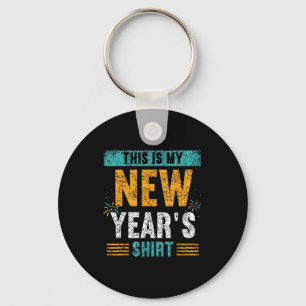 New Years Eve Happy New Year Men Women Silvester U Key Ring