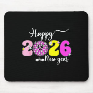 New Year's Eve Hello 2026 Happy New Year 2026 Disc Mouse Mat
