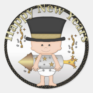 New Years Eve Holiday sticker