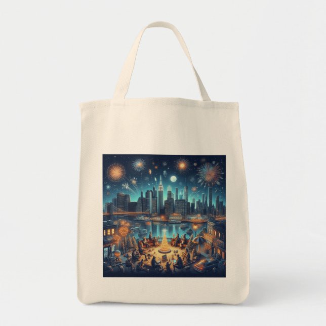 New Year's Eve in New York City Tote Bag (Front)