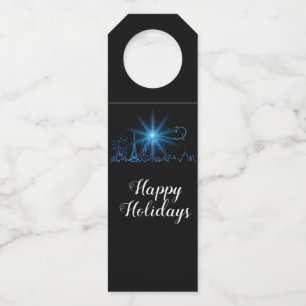 New Year's eve in Paris Bottle Tag