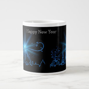 New Year's eve in Paris Large Coffee Mug