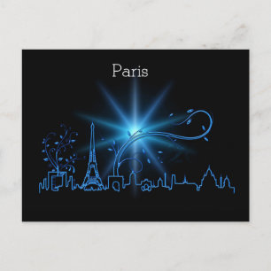 New Year's eve in Paris Postcard