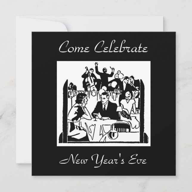 New Years Eve Invitation (Front)