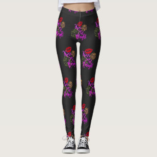 New Year's Eve Kiss Me Leggings