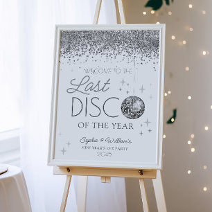 New Year's Eve Last Disco Of The Year Welcome Poster