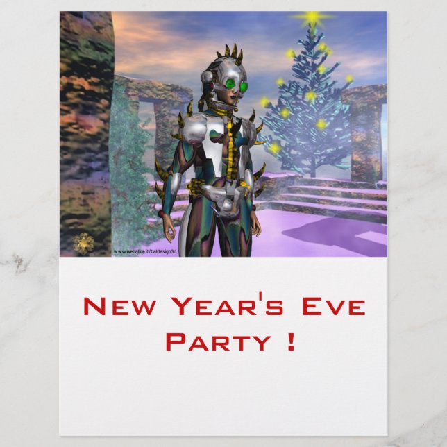NEW YEAR'S EVE OF A CYBORG FLYER (Front)