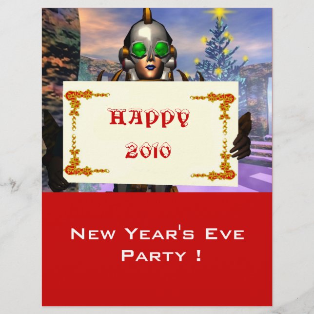 NEW YEAR'S EVE OF A CYBORG FLYER (Front)
