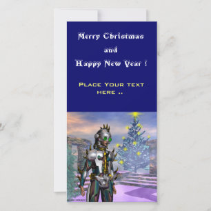 NEW YEAR'S EVE OF A CYBORG HOLIDAY CARD