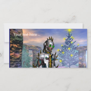 NEW YEAR'S EVE OF A CYBORG HOLIDAY CARD