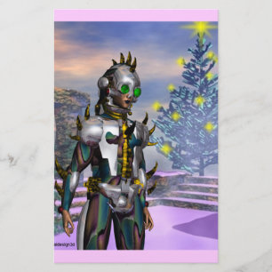 NEW YEAR'S EVE OF A CYBORG STATIONERY