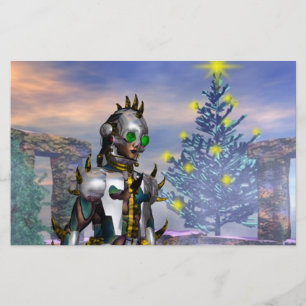 NEW YEAR'S EVE OF A CYBORG STATIONERY