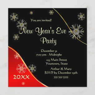 New Year's Eve Party 2020 Invitation