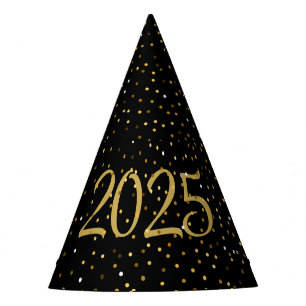 New Years Eve Party 2025 Gold Party Hat