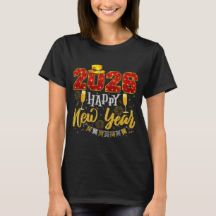 New Years Eve Party 2026 Fireworks Happy New Year T-Shirt