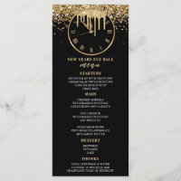New Years Eve Party Dinner Menu