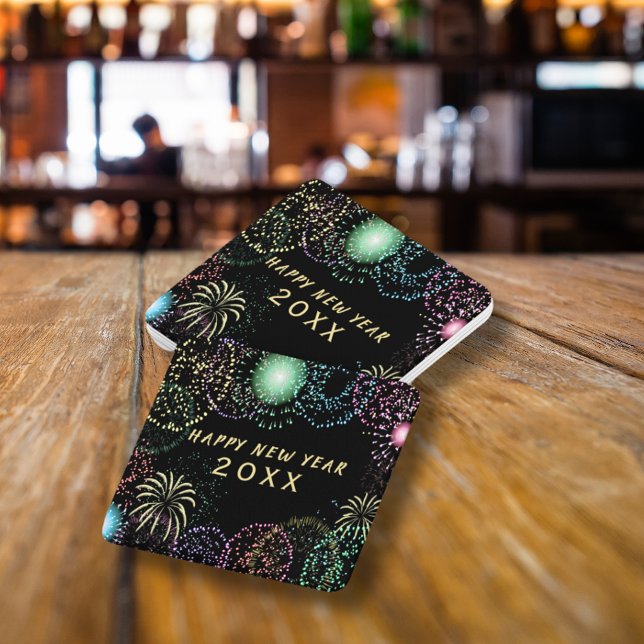 New Year's Eve Party Fireworks Celebration Paper Coaster (New Year's Eve Party Fireworks Celebration Paper Coaster)