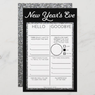 New Year's Eve Party Game Hello Goodbye