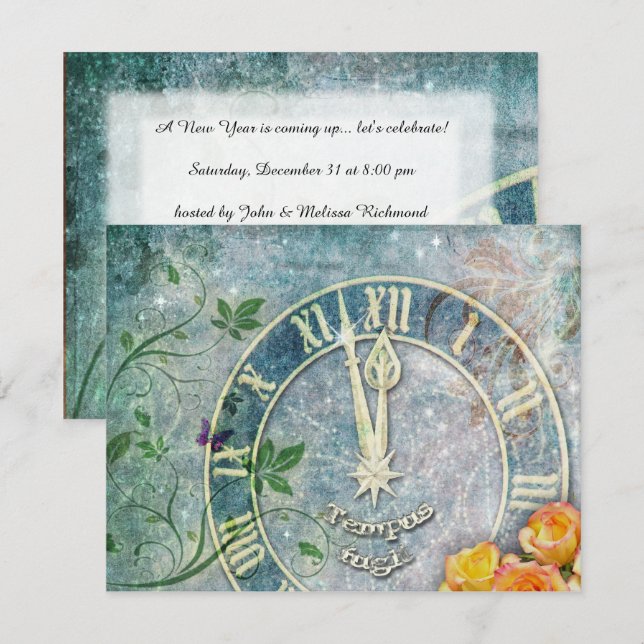 New Year's Eve Party Invitation (Front/Back)